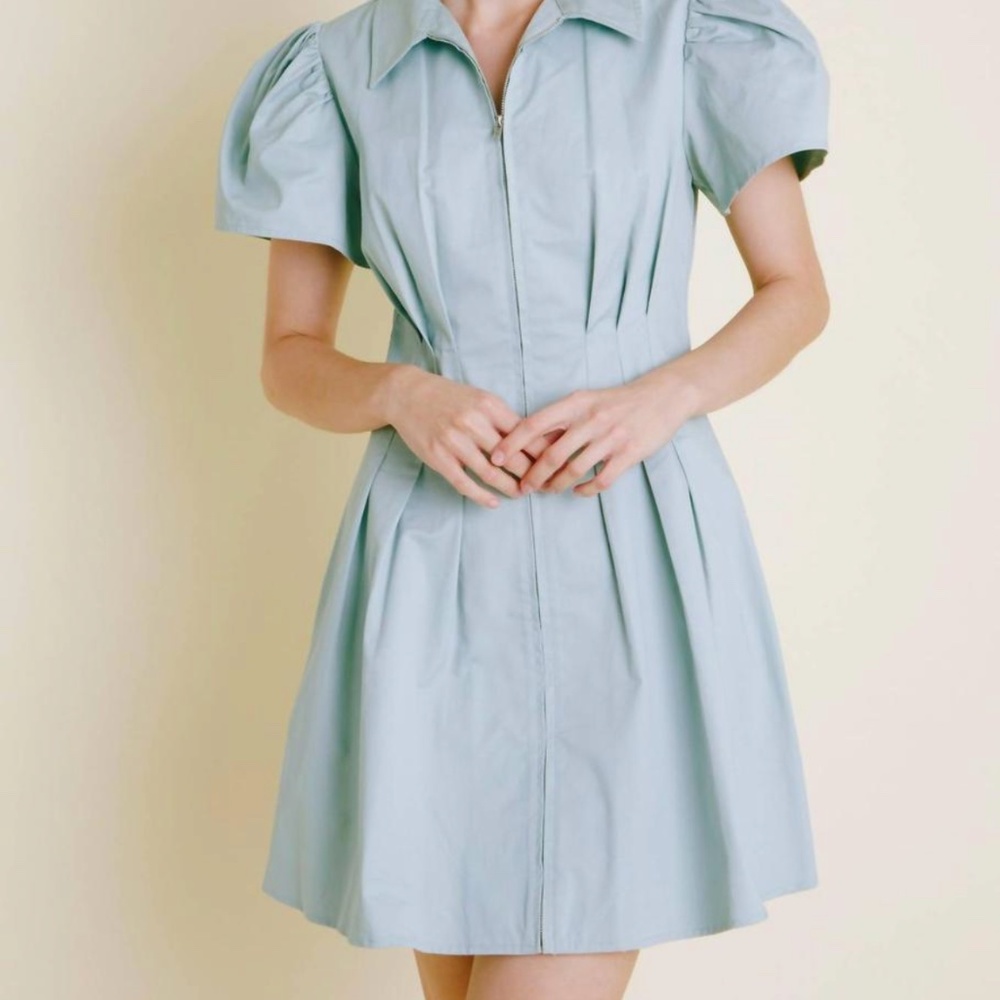 Aereum Blue Zipper dress - Picture 2 of 2